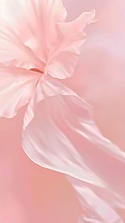 创意医美大气美业商务简约粉色浅粉银白珠光色柔和清透质感丝绸花朵背景