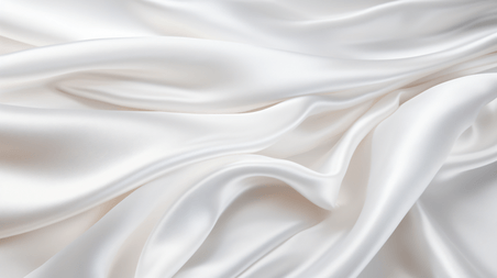 创意白色背景豪华布料丝绸大气简约美业浪漫唯美珠光材质