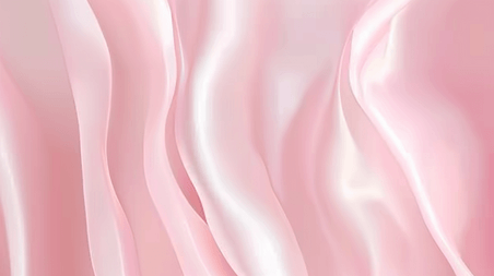 创意医美粉色珠光色大气渐变美业粉色丝绸花朵背景