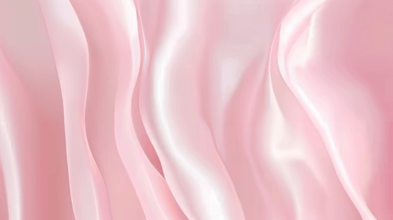 创意医美粉色珠光色大气渐变美业粉色丝绸花朵背景