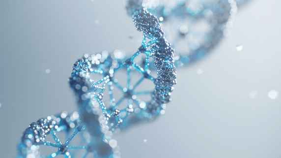 创意白色简约生物科技基因医疗DNA生物学背景3