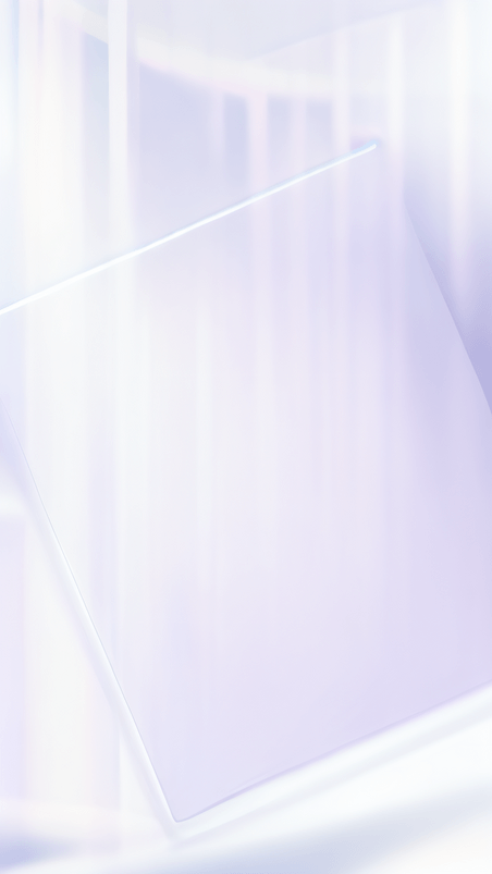 简约商务淡蓝紫色透明光效渐变医美清透质感背景7