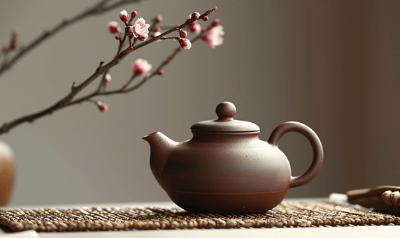 创意中国风简约优雅中式茶壶茶道