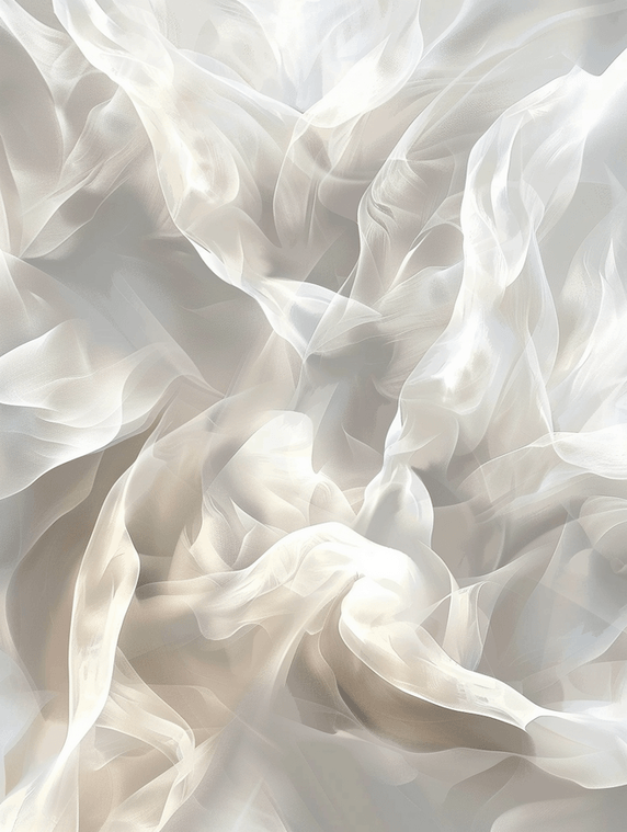 创意白色手绘抽象纹理丝绸背景0