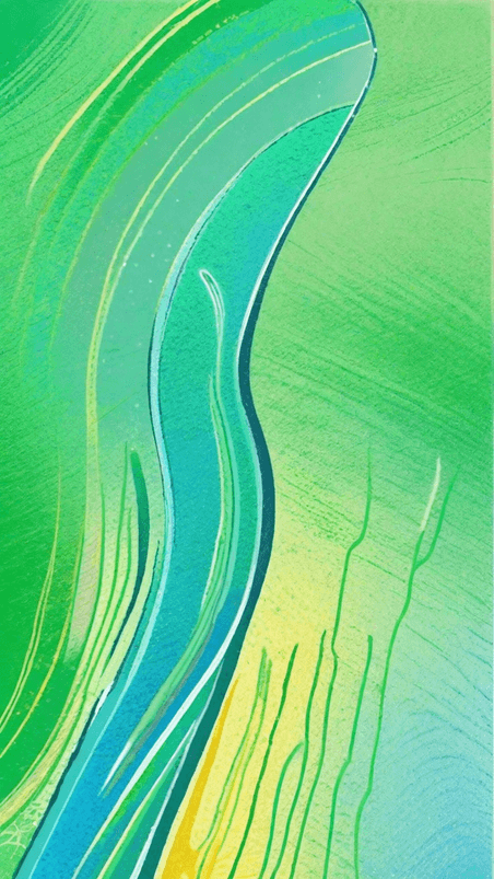 创意春天绿色质感抽象纹理背景图