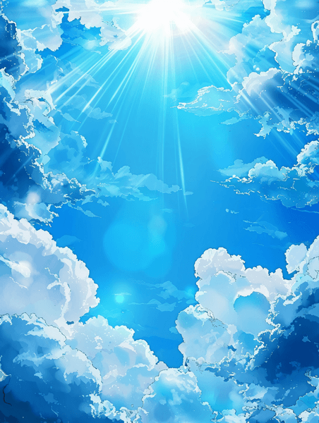 创意美丽的蓝天白云天空云海云朵