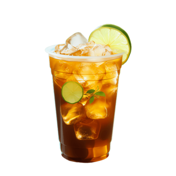 创意饮料果汁元素立体免抠图案