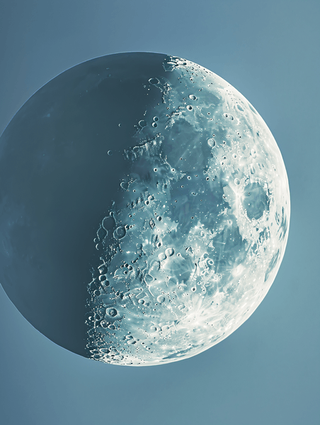 创意满月天空夜晚宇宙月球中秋圆月