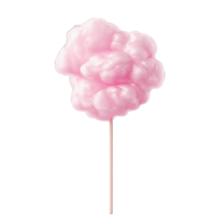 创意浪漫卡通儿童节粉色棉花糖立体食物甜品免扣元素装饰素材