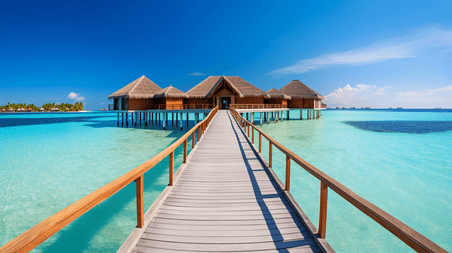创意夏天夏季旅游马尔代夫风景旅游旅行度假海洋大海海滩海岛