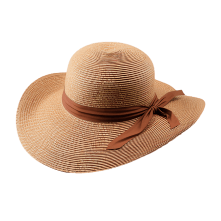 创意夏天夏季防晒简约帽子元素草帽免抠图案