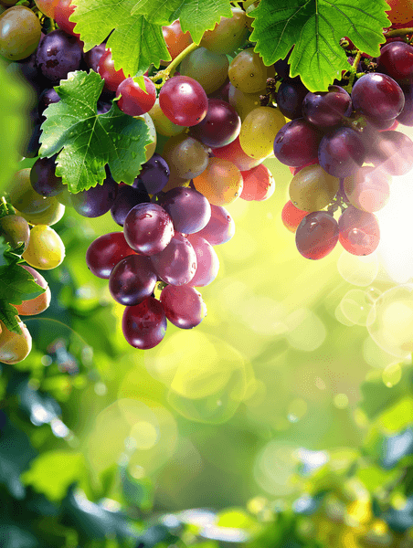 创意葡萄夏季水果夏天果实农作物摄影图
