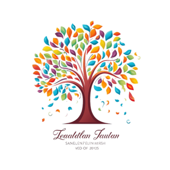 创意标识树木元素免抠图案