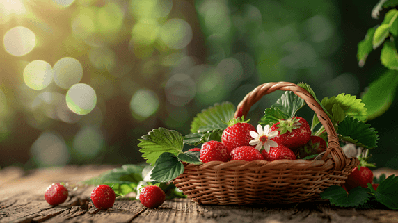 创意农作物果实水果新鲜美味的水果草莓10