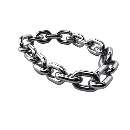 铁链工业银色锁链元素立体免抠图案