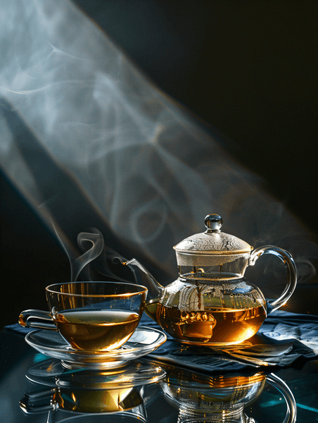创意茶具茶叶茶杯黑色高级感
