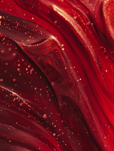 红色渐变线条流线纹理化妆品油彩商务的背景