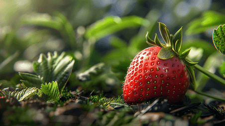 创意农作物果实新鲜美味的水果草莓41