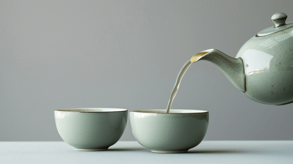 创意茶具茶叶品茗优雅中国风茶叶喝茶中式背景