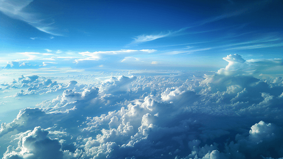 创意蓝天白云晴空美景天空云朵云海