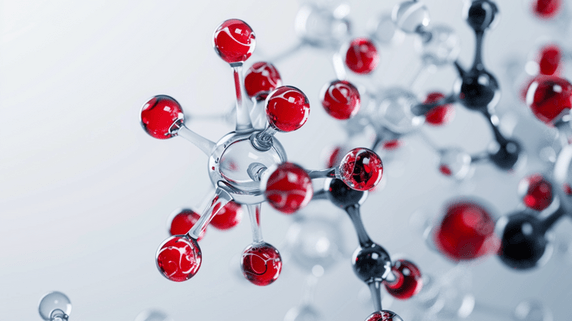 创意化学分子生物化学结构美业医疗背景