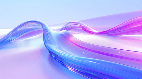 创意抽象创意线条紫色大气企业宣传商务流体玻璃背景31