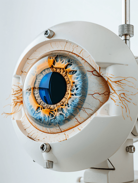 创意检查视力模特眼科医疗健康近视治疗