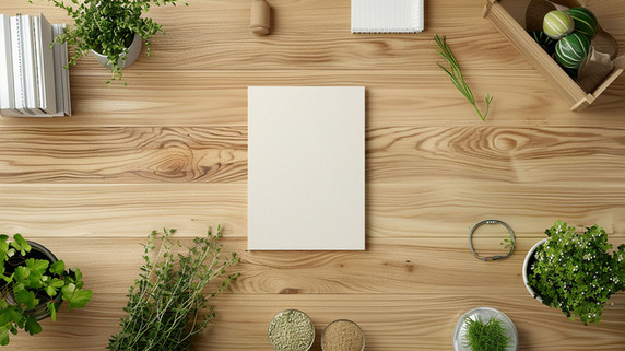 创意木头纸张合成文艺清新温馨白纸信纸素材背景