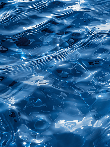 水面海面大海波纹蓝色海浪素材马尔代夫蓝
