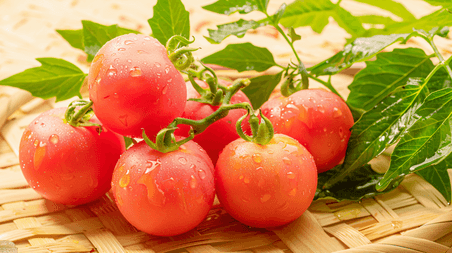 创意生鲜新鲜蔬菜番茄小番茄水果摄影6