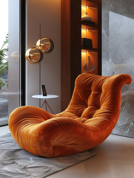 沙发现代化温馨舒服椅子休闲椅家居软装照片