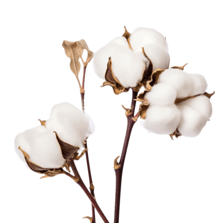 创意雪白棉花毛绒绒植物花朵植物农作物摄影图