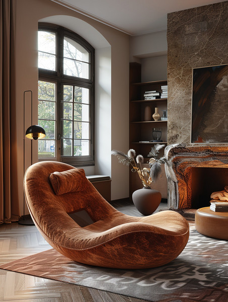 创意椅子休闲椅家居软装摄影沙发现代化温馨舒服