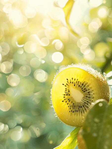 创意水果夏季奇异果猕猴桃摄影图