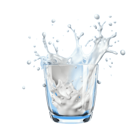 倒牛奶的飞溅乳制品奶制品元素