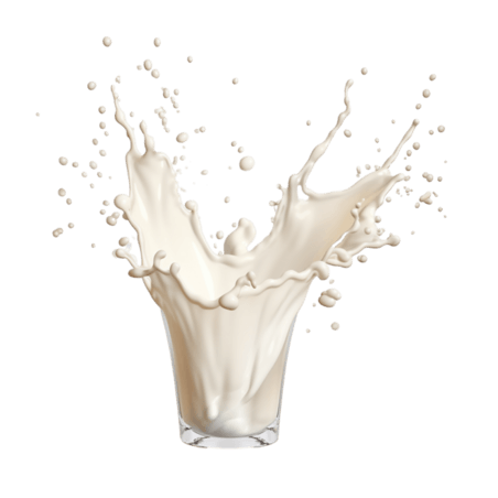 乳制品奶制品液体元素奶水花系列