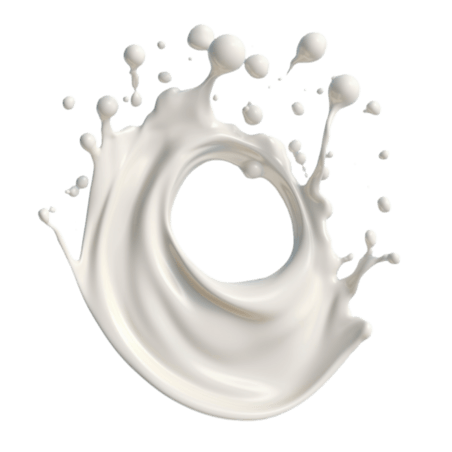 创意牛奶真实水花乳制品乳业奶制品鲜奶元素立体免扣图案