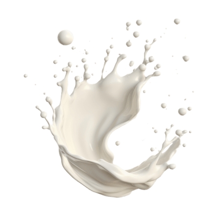 创意牛奶特色水花乳制品乳业奶制品鲜奶元素立体免扣图案