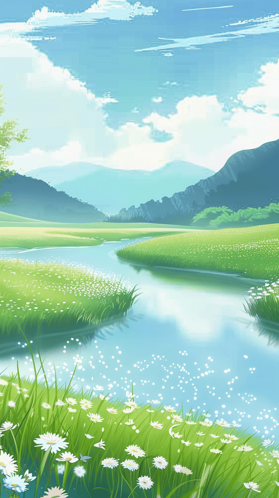 创意新疆风景我的阿勒泰自然风光背景