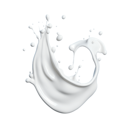 创意牛奶ai绘画水花乳制品乳业奶制品鲜奶元素立体免扣图案