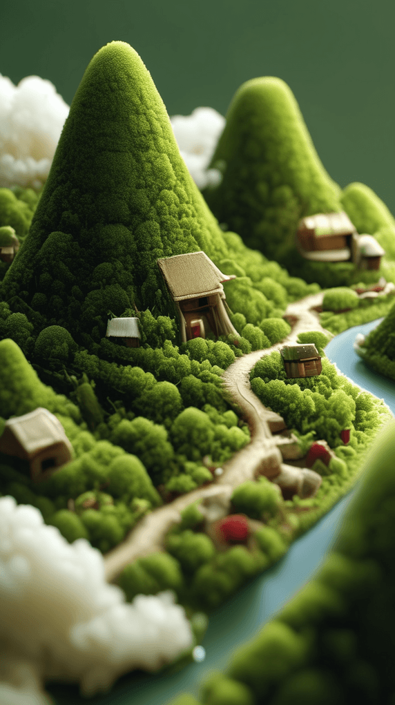 创意创意端午节3D微缩景观端午节端午粽子