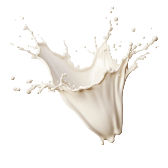 乳制品奶制品液体元素牛奶飞溅和倾倒