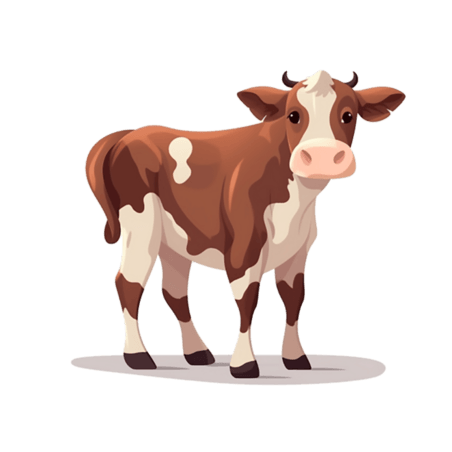 一只奶牛动物畜牧业乳制品素材