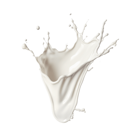 创意牛奶流动白色液体乳制品奶制品元素