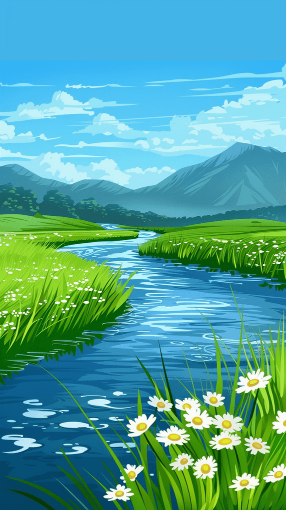 创意新疆风景我的阿勒泰自然风光背景