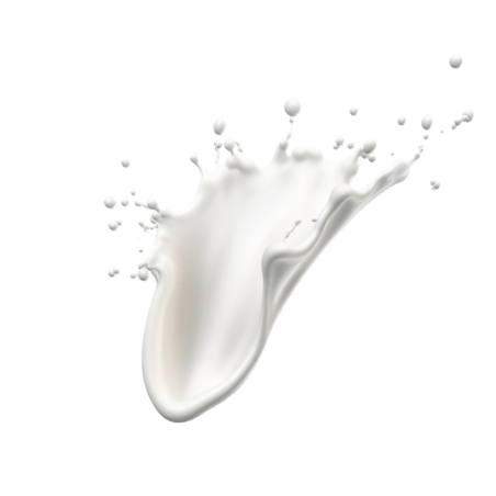 创意牛奶水花质感元素乳制品乳业奶制品鲜奶立体免扣图案