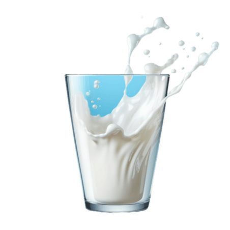 乳制品奶制品液体元素倒牛奶的飞溅