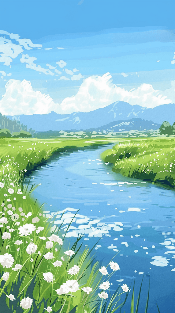 创意新疆风景我的阿勒泰自然风光背景