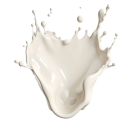 创意牛奶水花四溅流动乳制品奶制品元素