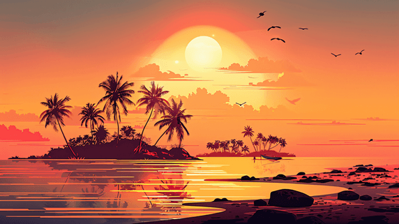 创意旅游度假热带岛屿10